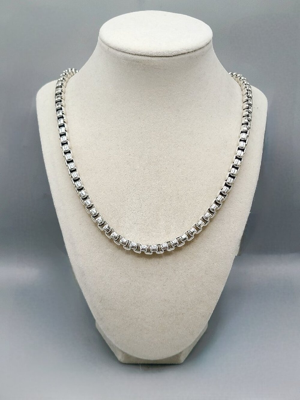 David Yurman Box Chain Necklace in Sterling Silver - 7.3mm - 22.5"
